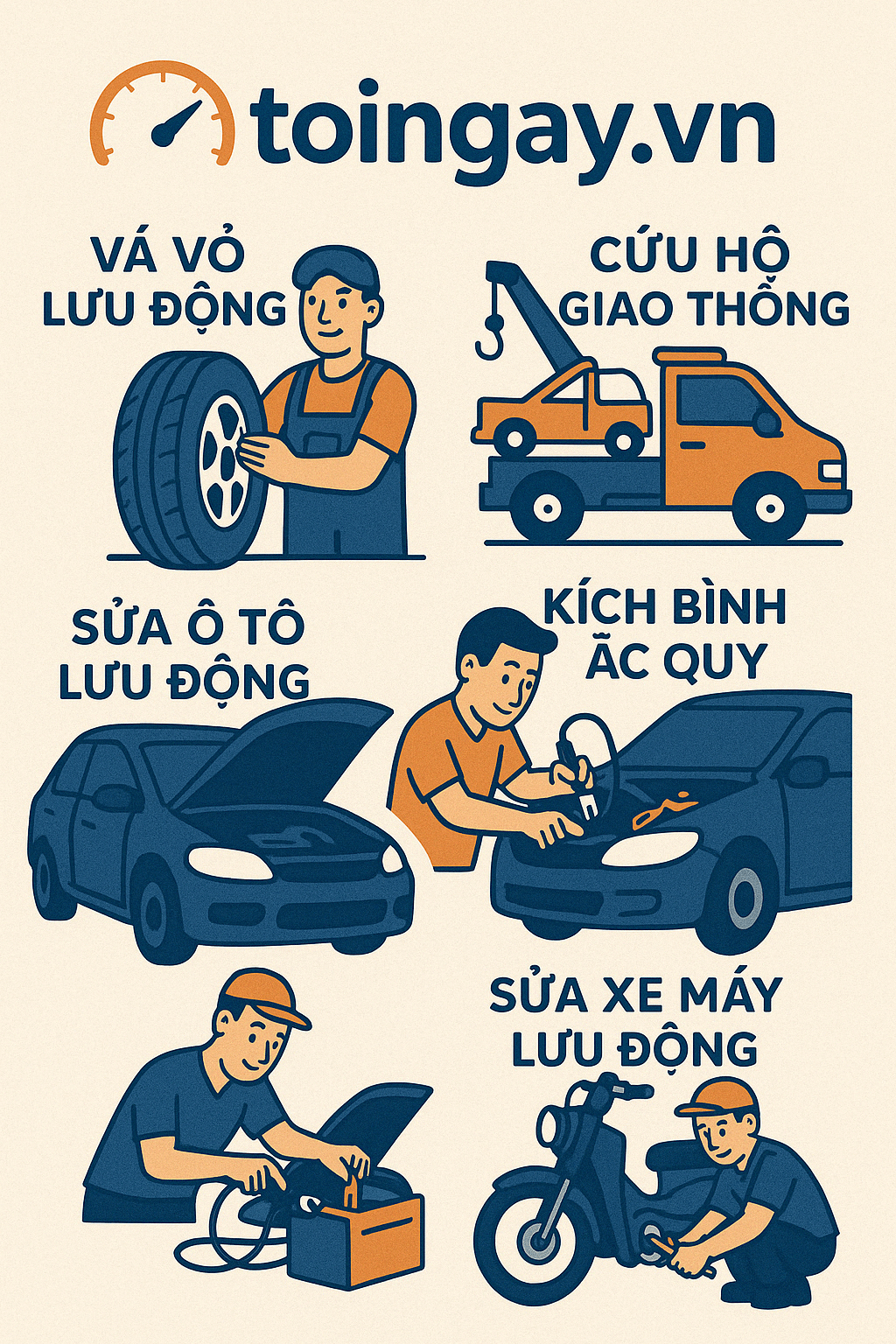 Các dịch vụ mà toingay.vn đang và sẽ cung cấp